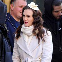 Leighton Meester dressed a winter jacket on the set of 'Gossip Girl' | Picture 112663